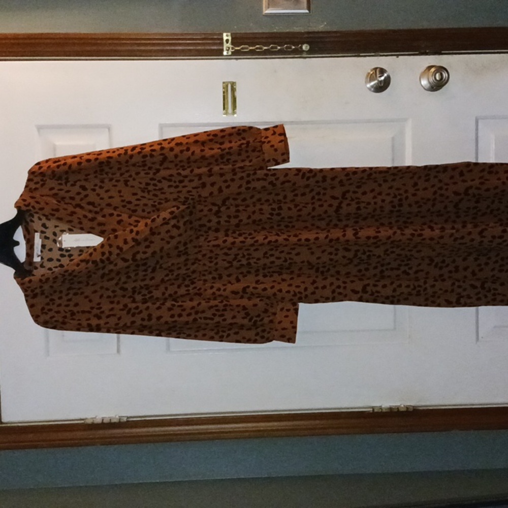 Animal print jumpsuit